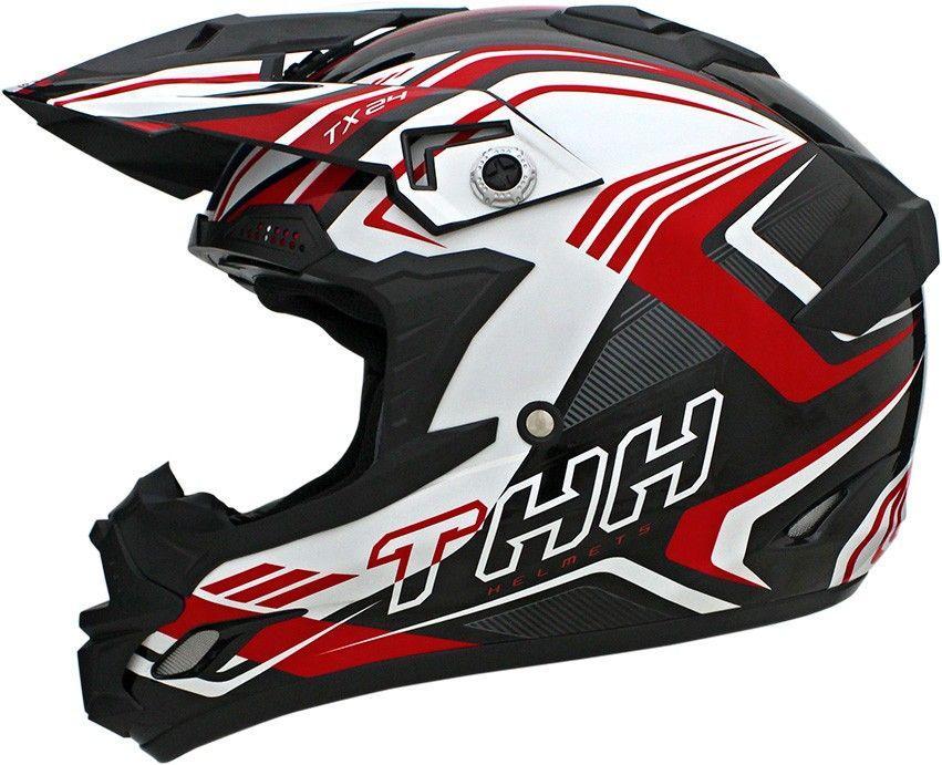 Шлем кросс TX-24 red/black