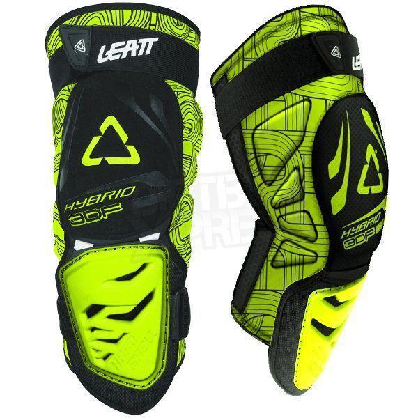 Наколенники Leatt 3DF Knee Guard Hybrid Black/Lime